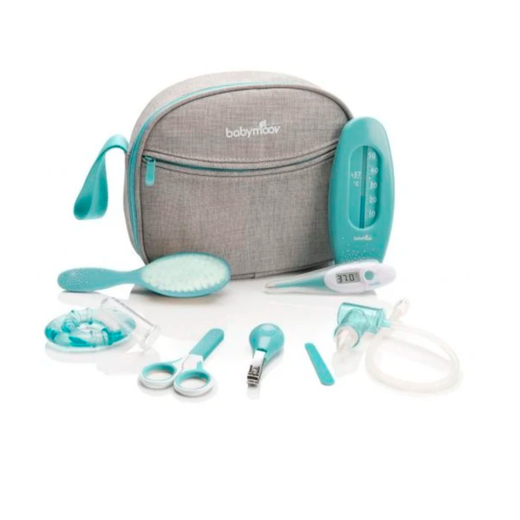 NECESER PARA EL CUIDADO DEL BEBÉ GRIS -BABY MOOV