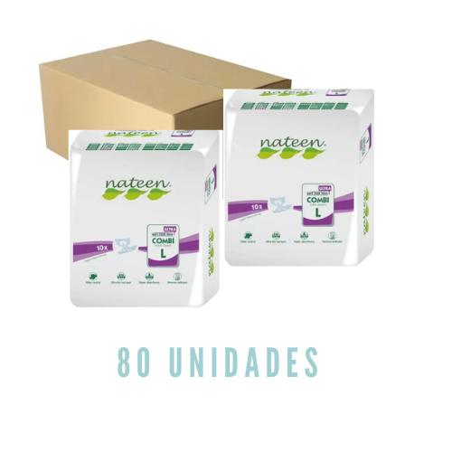 CAJA PAÑAL ADULTO ULTRA COMBI L 80 U - NATEEN