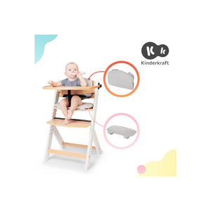 SILLA DE COMER EVOLUTIVA  ENOCK FULL BLANCA - KIDERFKRAFT