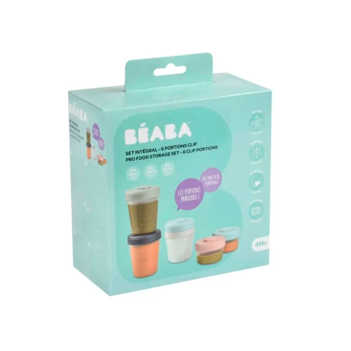 ENVASES SILICONA 250 ML 6 U - BEABA