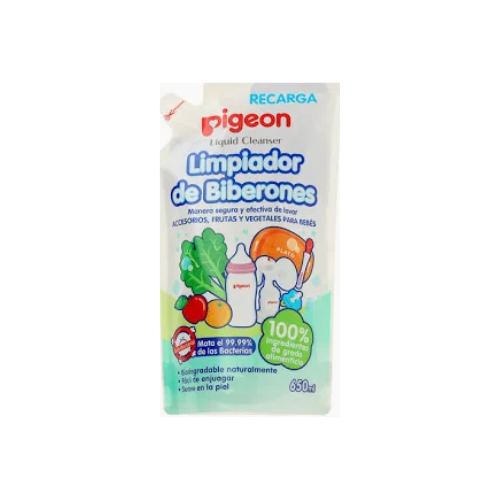 LIMPIADOR DE MAMADERAS RECARGA 650 ML - PIGEON