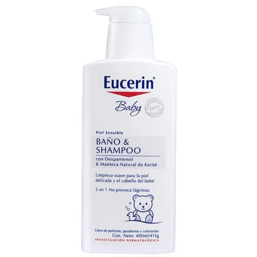 GEL DE BAÑO BEBE Y SHAMPOO 400 ML EUCERIN