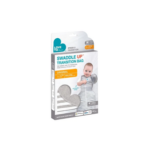 SACO PARA DORMIR DE BEBÉ SWADDLE  UP™ TRASICIÑON ETAPA 2 TOG 1.0 Gris TALLA M - LOVE TO DREAM