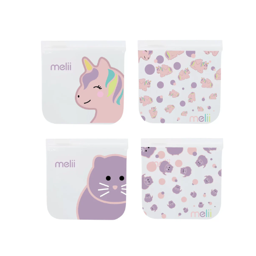 Bolsas Para Snacks Reutilizables Melii Con diseño