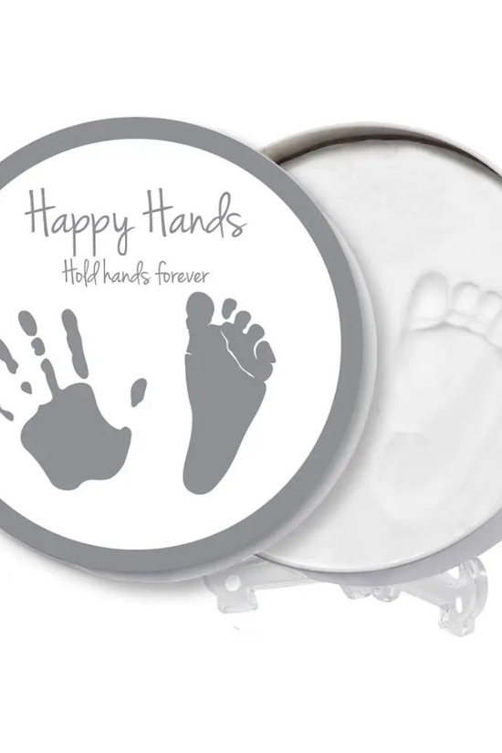 Huellas Bebé Lata Redonda Happy Hands