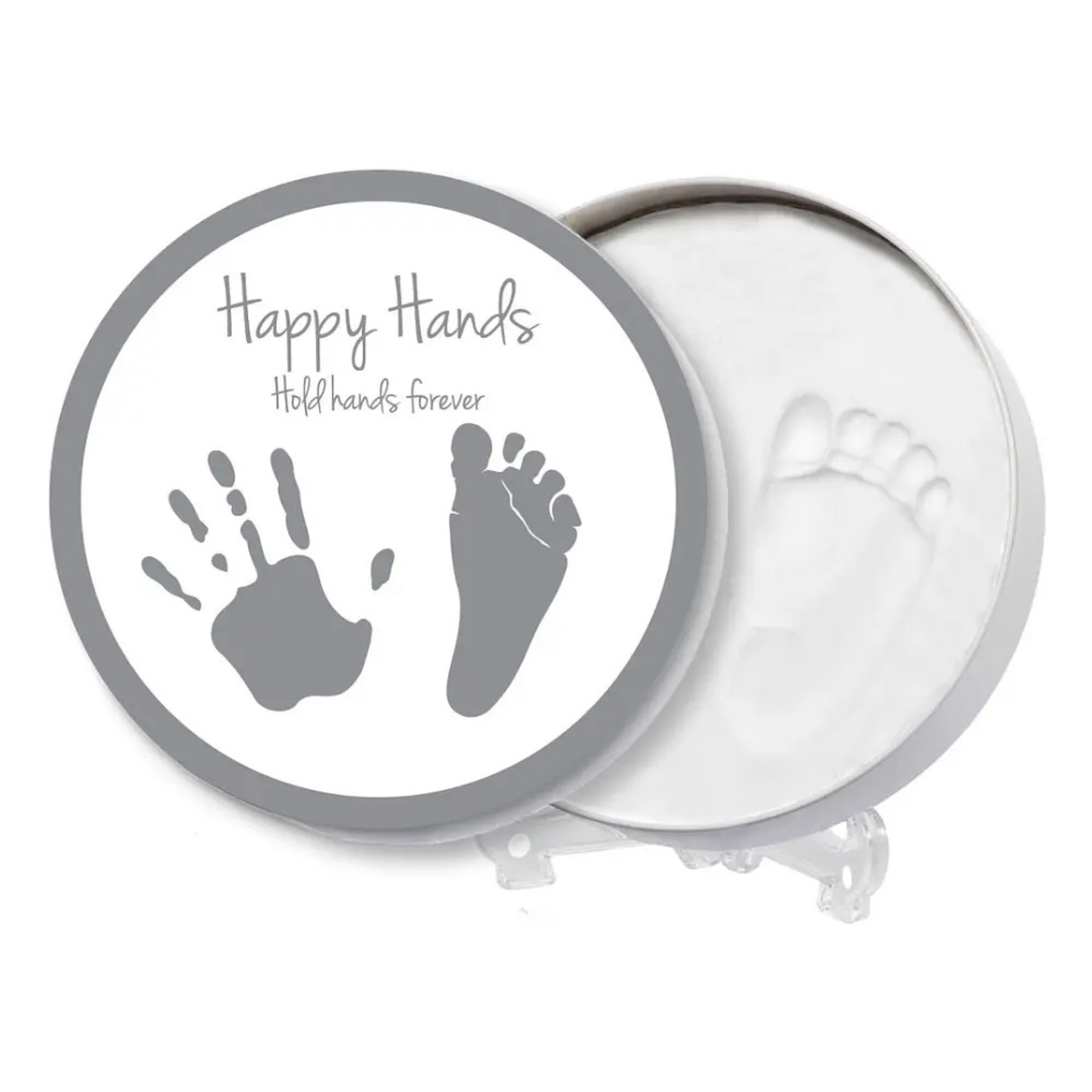 Huellas Bebé Lata Redonda Happy Hands