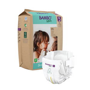 PAÑAL ECO FRIENDLY BAMBO NATURE TALLA 5 XL