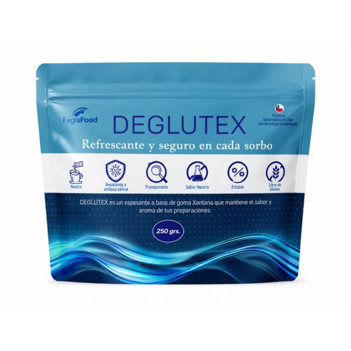 Deglutex Espesante de Líquidos 250 Grs. Transparente