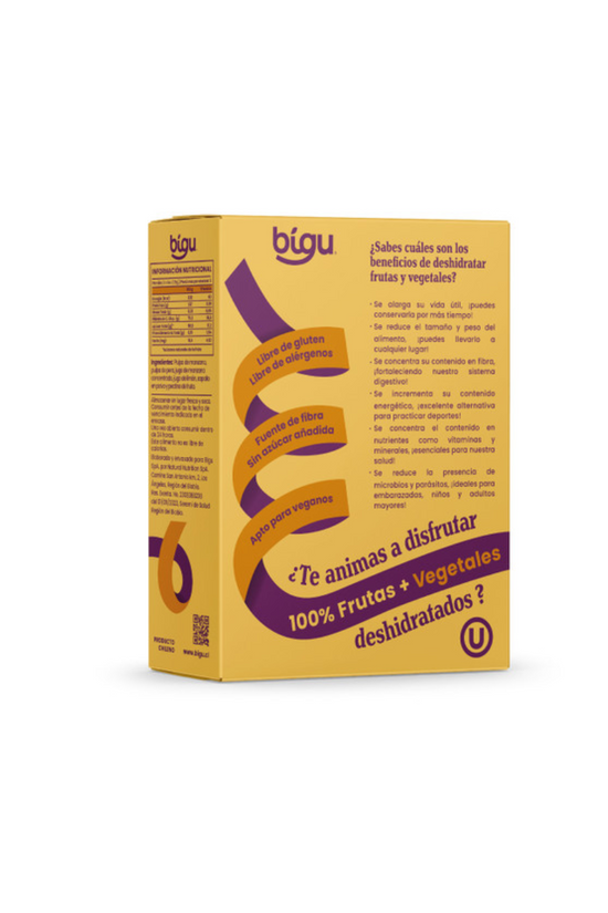 ROLLOS DE FRUTA Y ZAPALLO  125 GR - BIGU