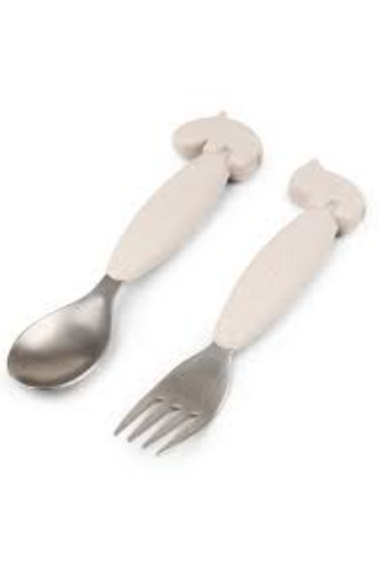 SET DE CUCHARA Y TENEDOR ARENA - DONE BY DEER