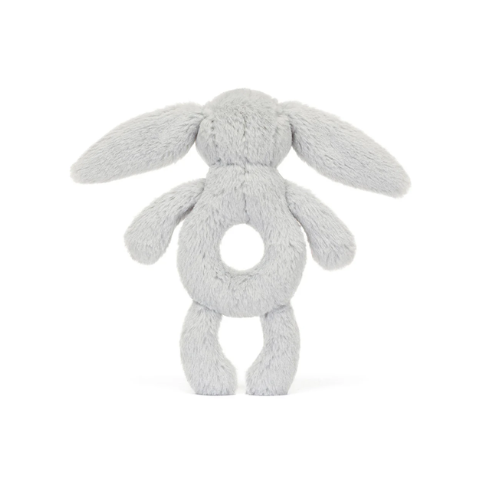 PELUCHE SONAJERO BASHFUL CONEJO GRIS JELLYCAT