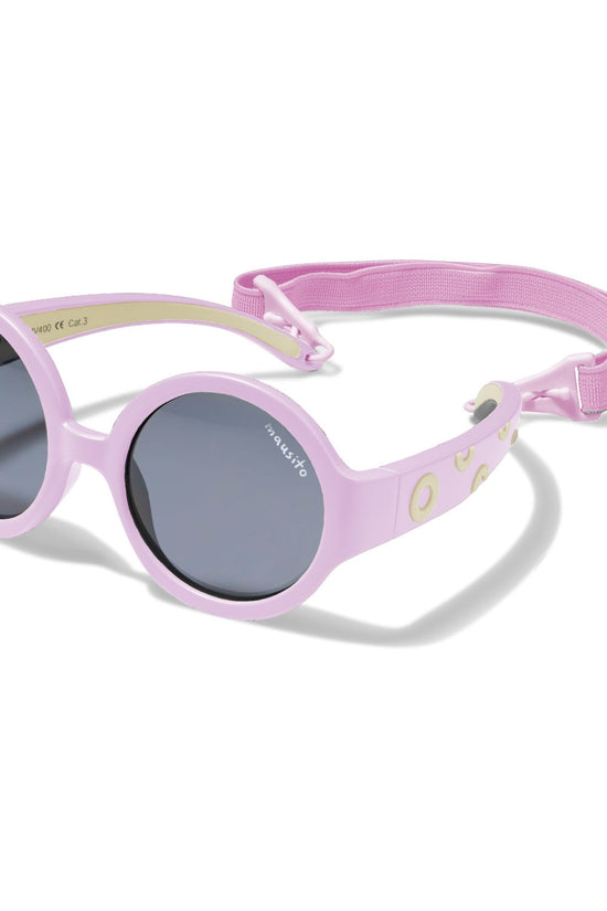 LENTES DE SOL PARA BEBÉS THE HIPPIE  6 A 24 MESES ROSA - MAUSITO