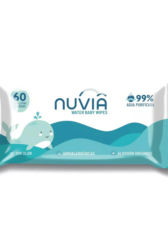 TOALLAS HÚMEDAS NUVIA 1 PAQUETE DE 60 TOALLAS