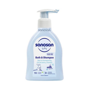 GEL DE BAÑO Y CHAMPÚ DE BEBÉ 200ml  - SANOSAN