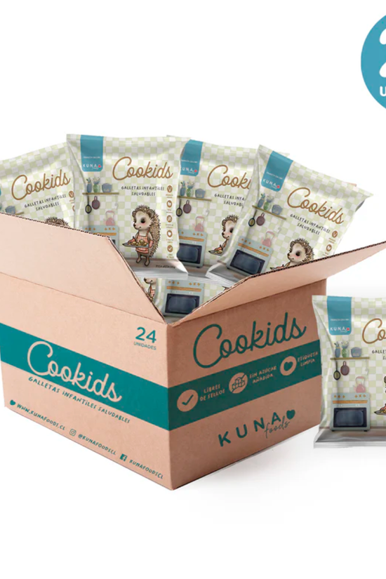CAJA DE COOKIDS SALUDABLES KUNA ORIGINAL 30 GR