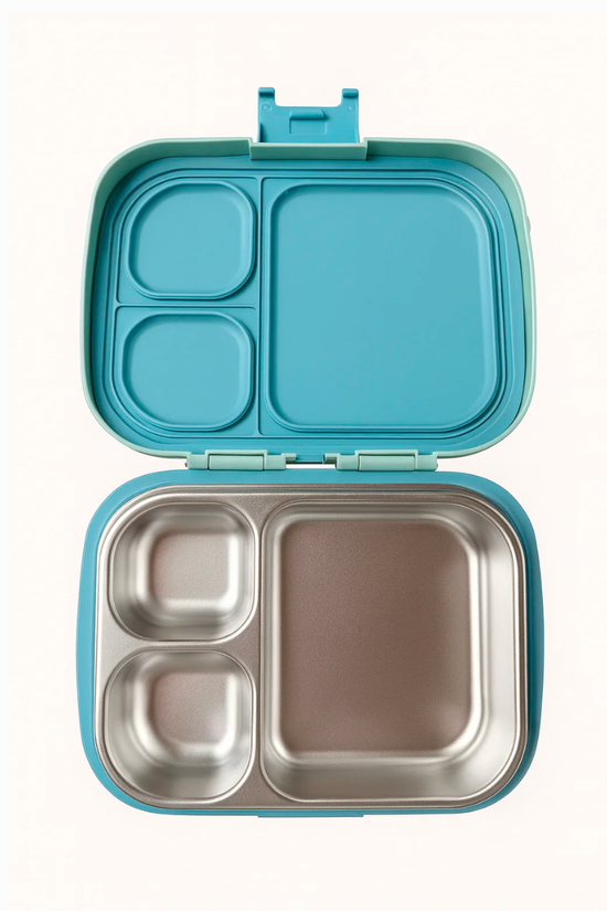 LONCHERA BENTO ACERO INOXIDABLE VERDE - LUNKO