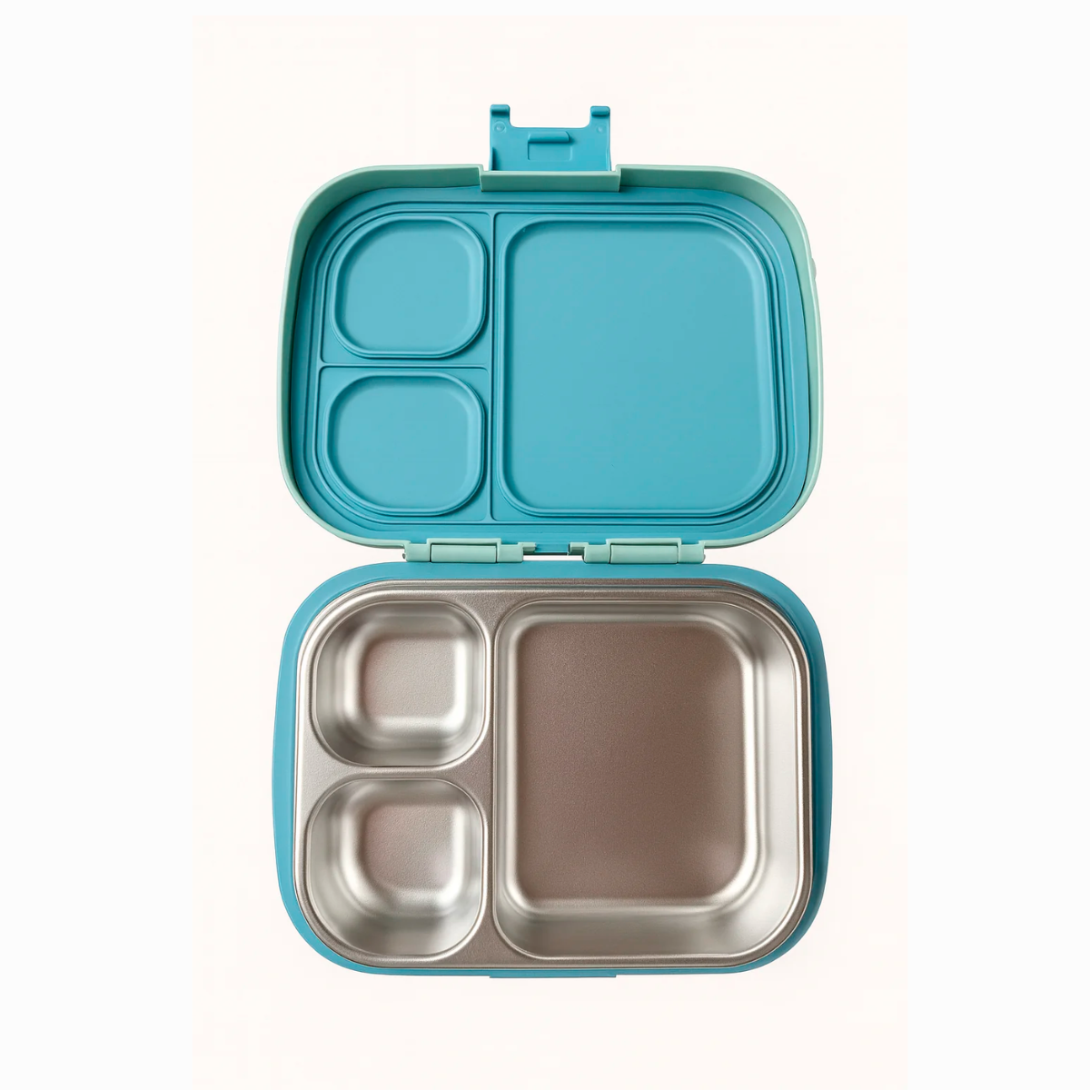 LONCHERA BENTO ACERO INOXIDABLE VERDE - LUNKO