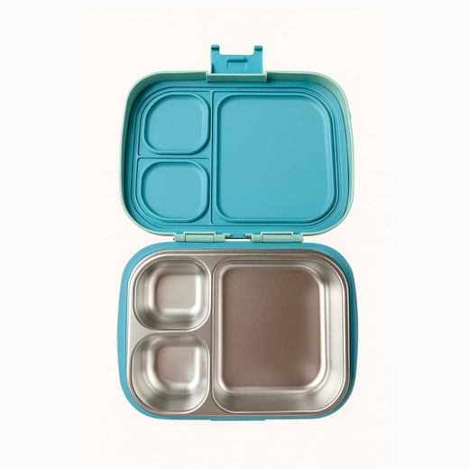 LONCHERA BENTO ACERO INOXIDABLE VERDE - LUNKO