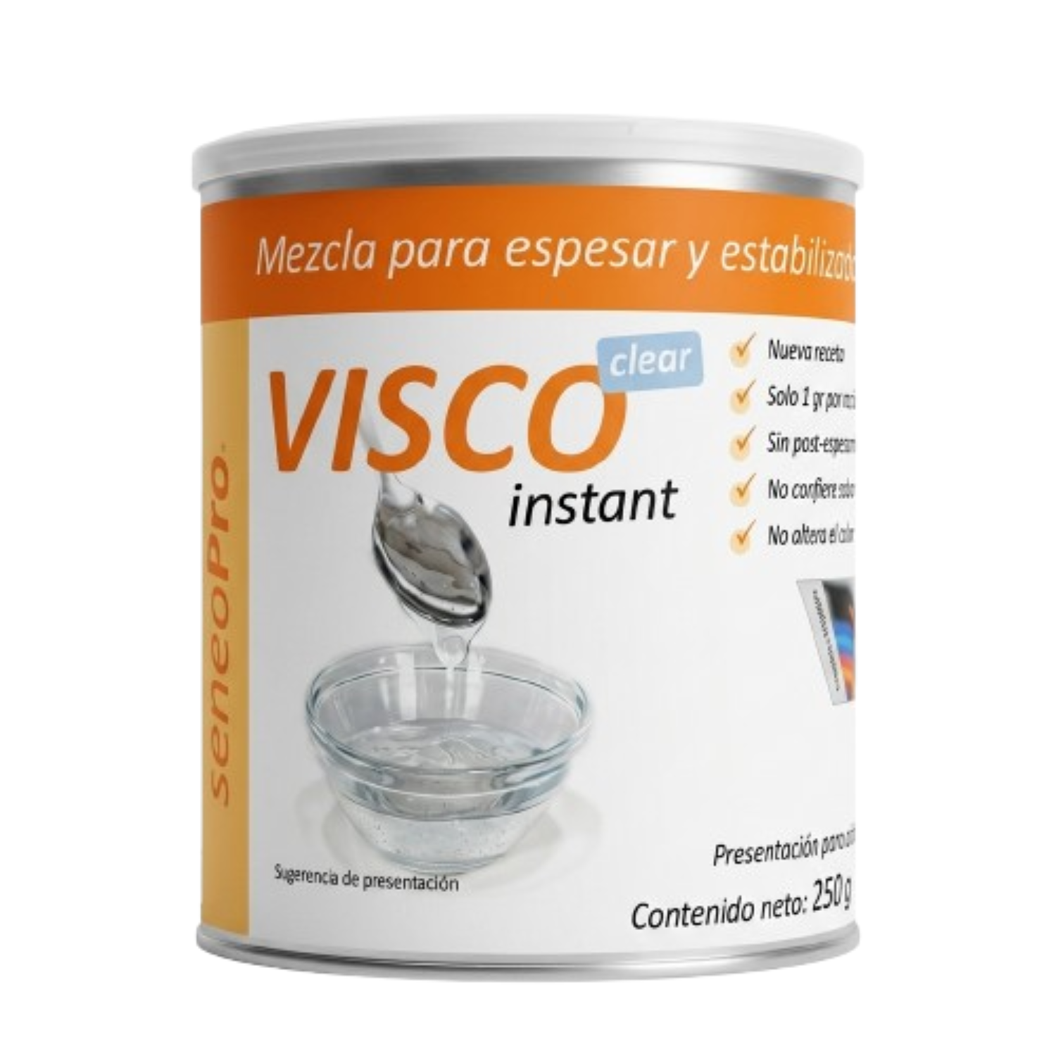 Espesante De Goma Xantana Visco Clear 250 Gr.