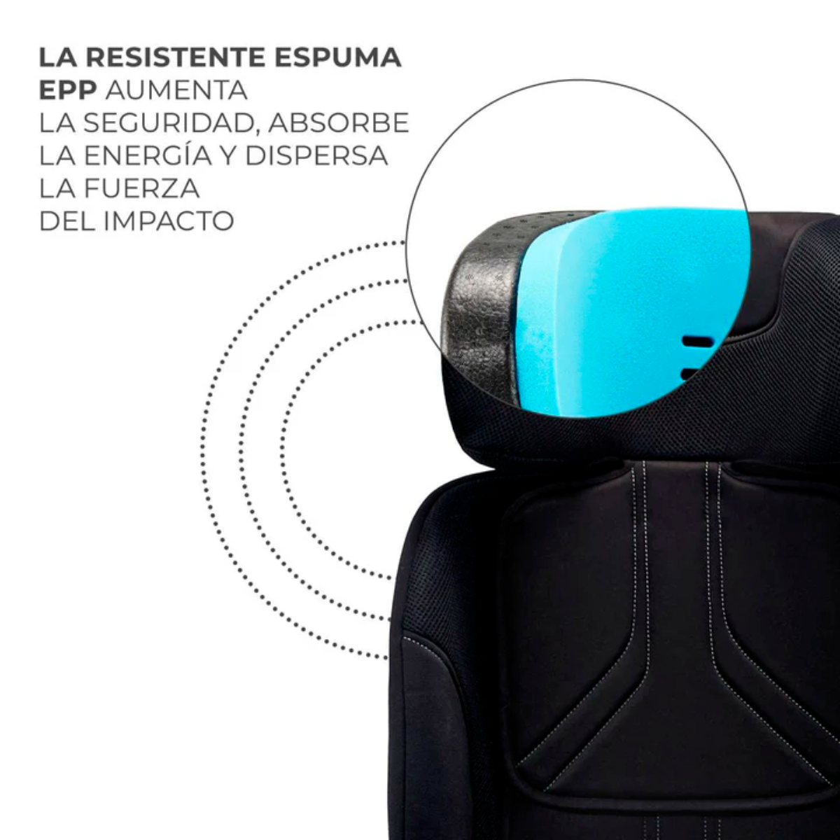 SILLA DE AUTO CONVERTIBLE XRIDER  XRIDER 2 i-SIZE BLACK  -  KINDERKRFT