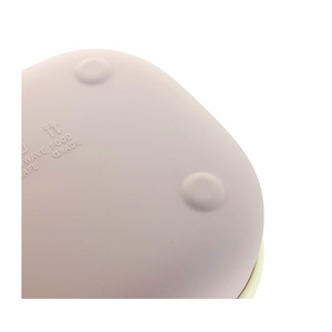 PLATO DE SILICONA ROSA CON TAPA DE BBPRO