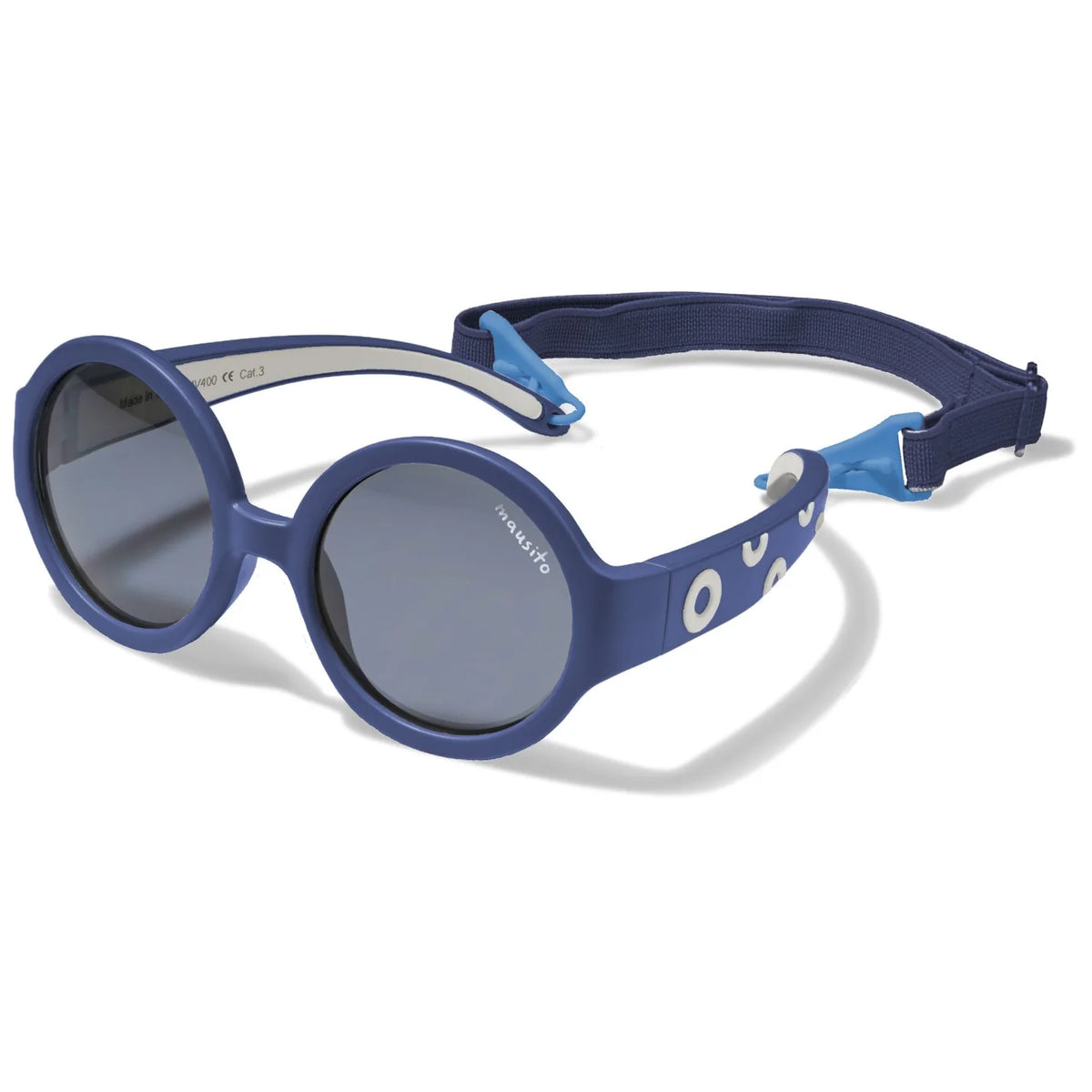 Lentes de Sol para Bebés Mausito The Hippie, Talla M (6 a 24 meses), color Azul