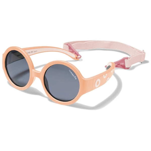 Lentes de Sol para Niños Mausito The Hippie, Talla L (2 a 5 años), color Peach