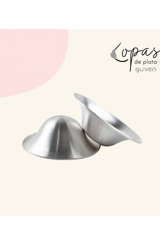 Copas de Plata Trilaminada 999 para Lactancia Guven
