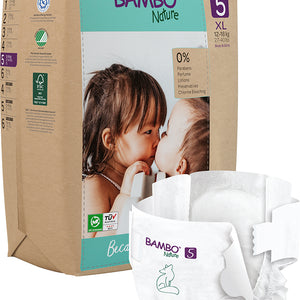 PAÑAL ECO FRIENDLY BAMBO NATURE TALLA 5