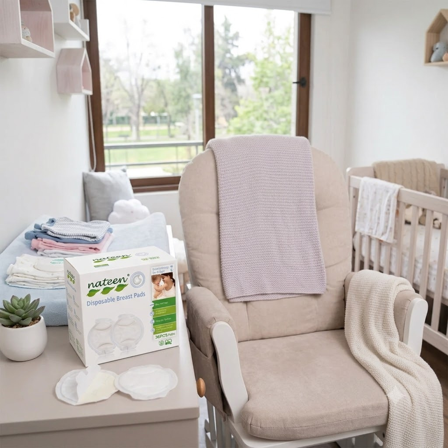 Absorbente De Leche Maternal Extra Suave Nateen 36 U