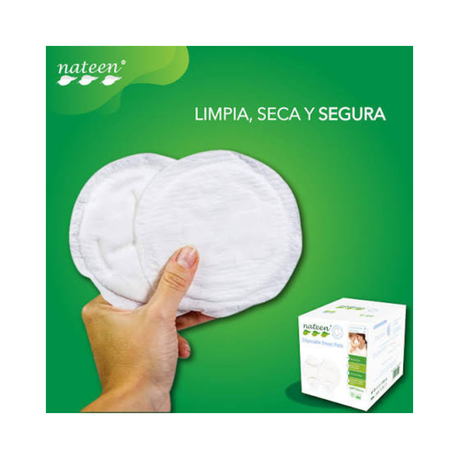 Absorbente De Leche Maternal Extra Suave Nateen 36 U