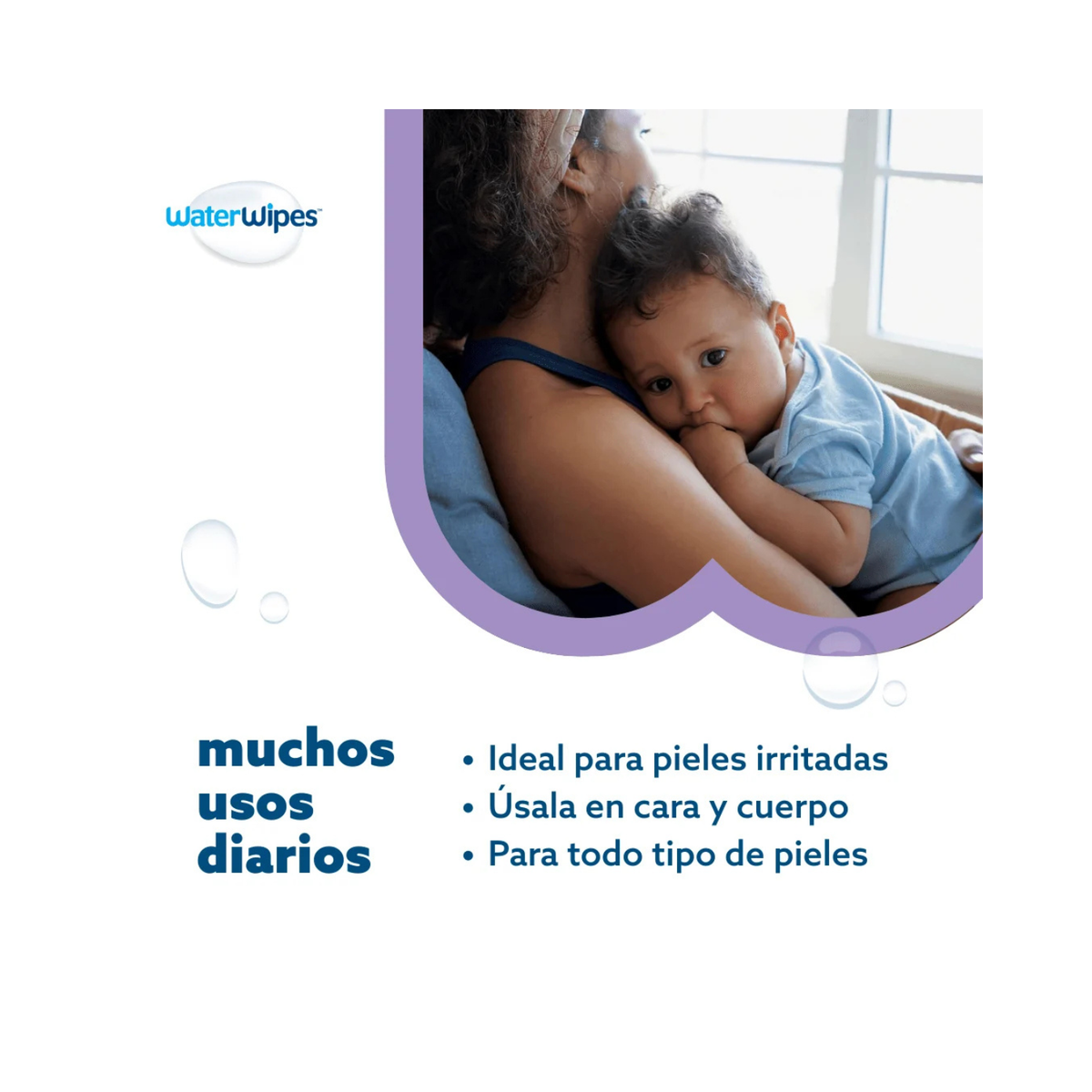 Toallas Húmedas WaterWipes Soothing 60 U