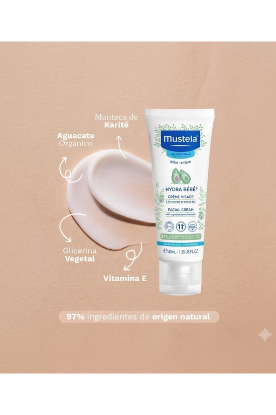 Crema Facial Para Bebé Mustela 40ML