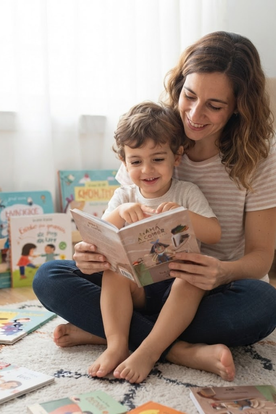 Libro Infantil Mamá a comer Minilupa