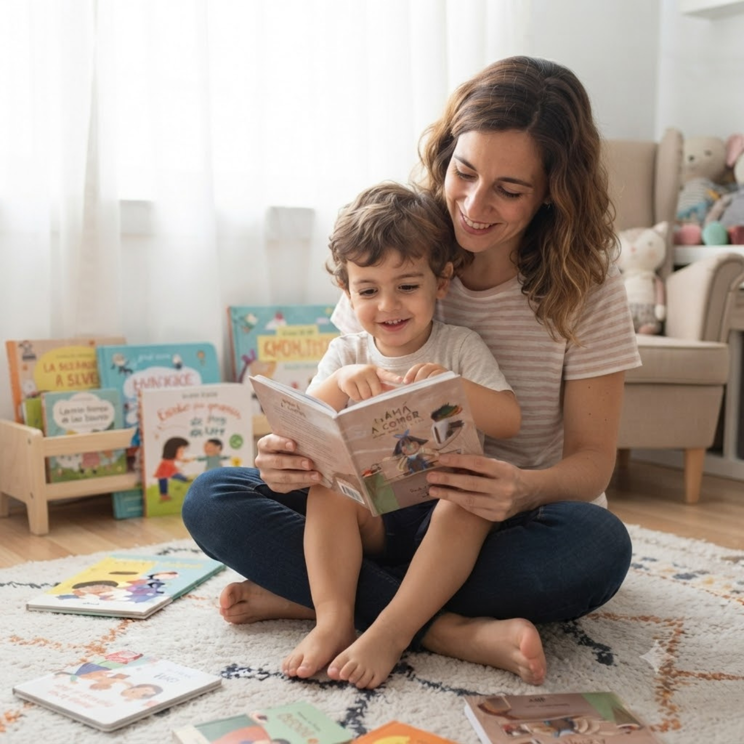 Libro Infantil Mamá a comer Minilupa