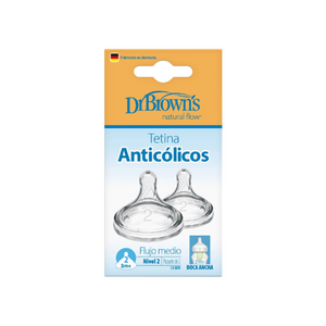 TETINA BOCA ANCHA OPTIONS 3 MESES 2UN - DR. BROWN'S