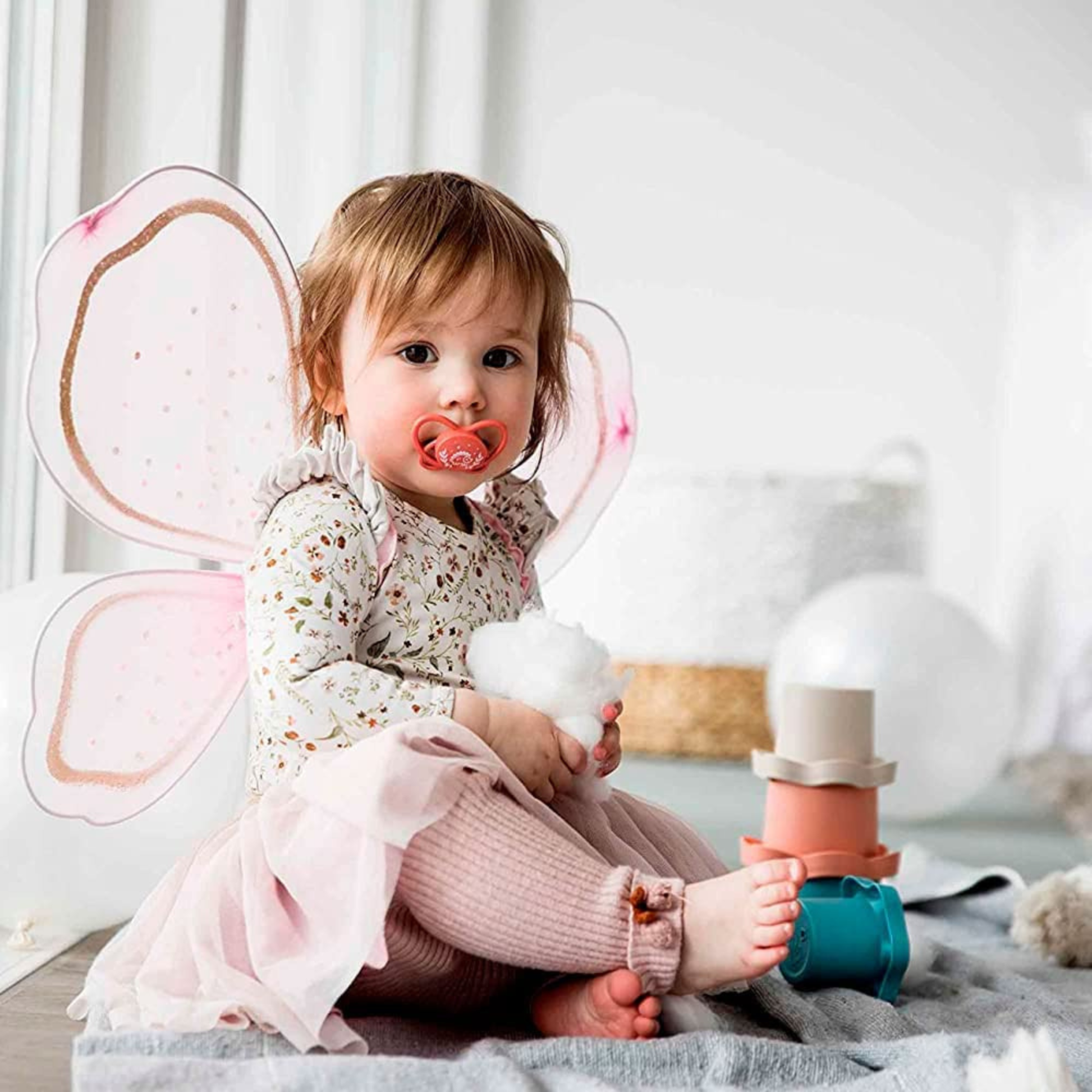 Chupete De Silicona My Butterfly Green Talla 1 NIP 0-6 Meses