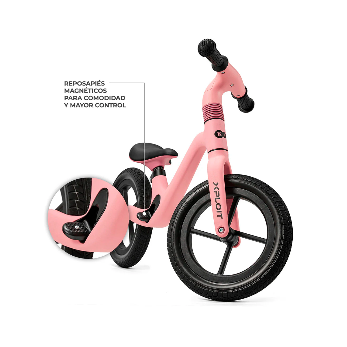Bicicleta de Balance Kinderkraft 2WAY NEXT Rose Pink
