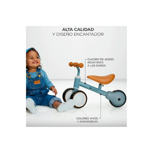 TRICICLO BALANCE CUTIE LIGHT BLUE  - KINDERKRAFT