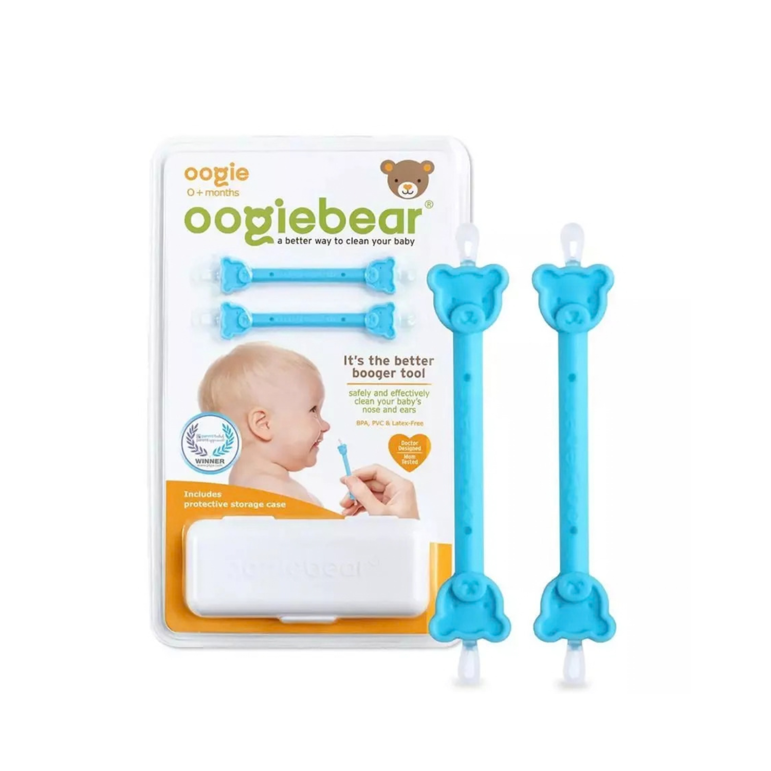 Limpiadores De Nariz y Oído Oogiebear Pack x2