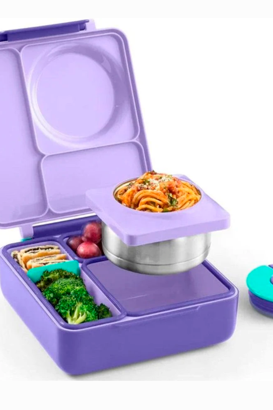 LONCHERA PARA ALMUERZO MORADO OMIEBOX