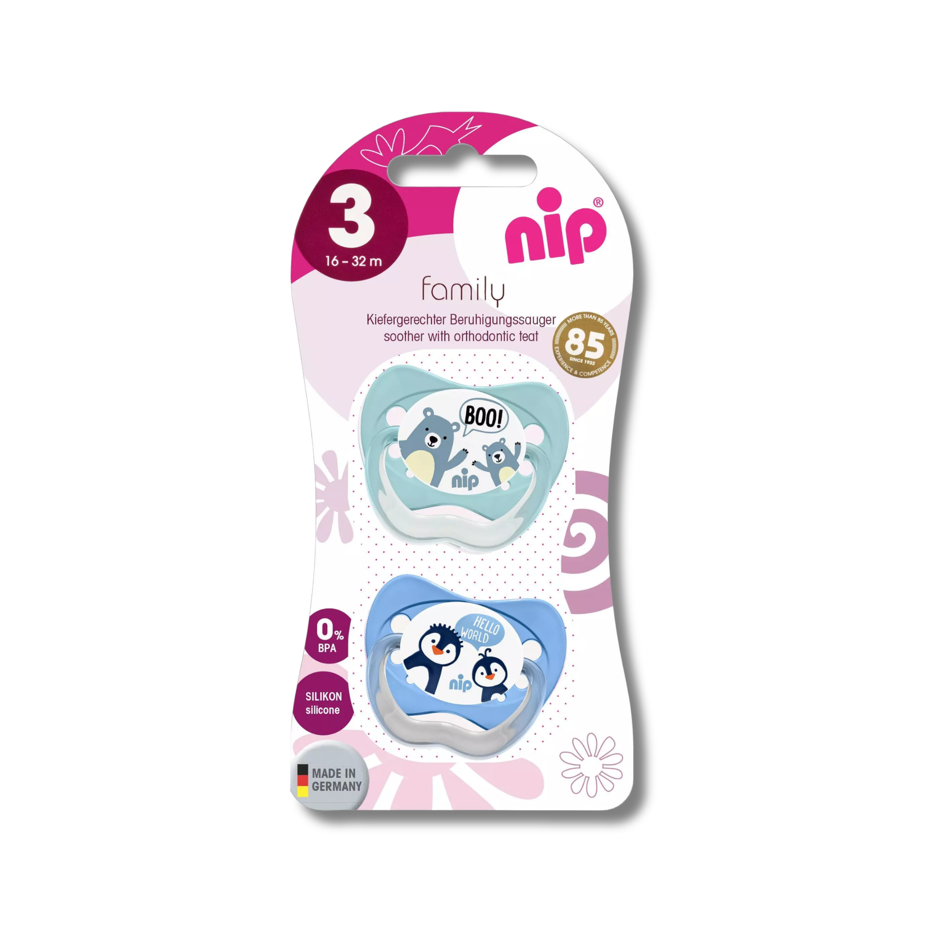 Chupete De Latex Family Talla 3 NIP 16-32 Meses
