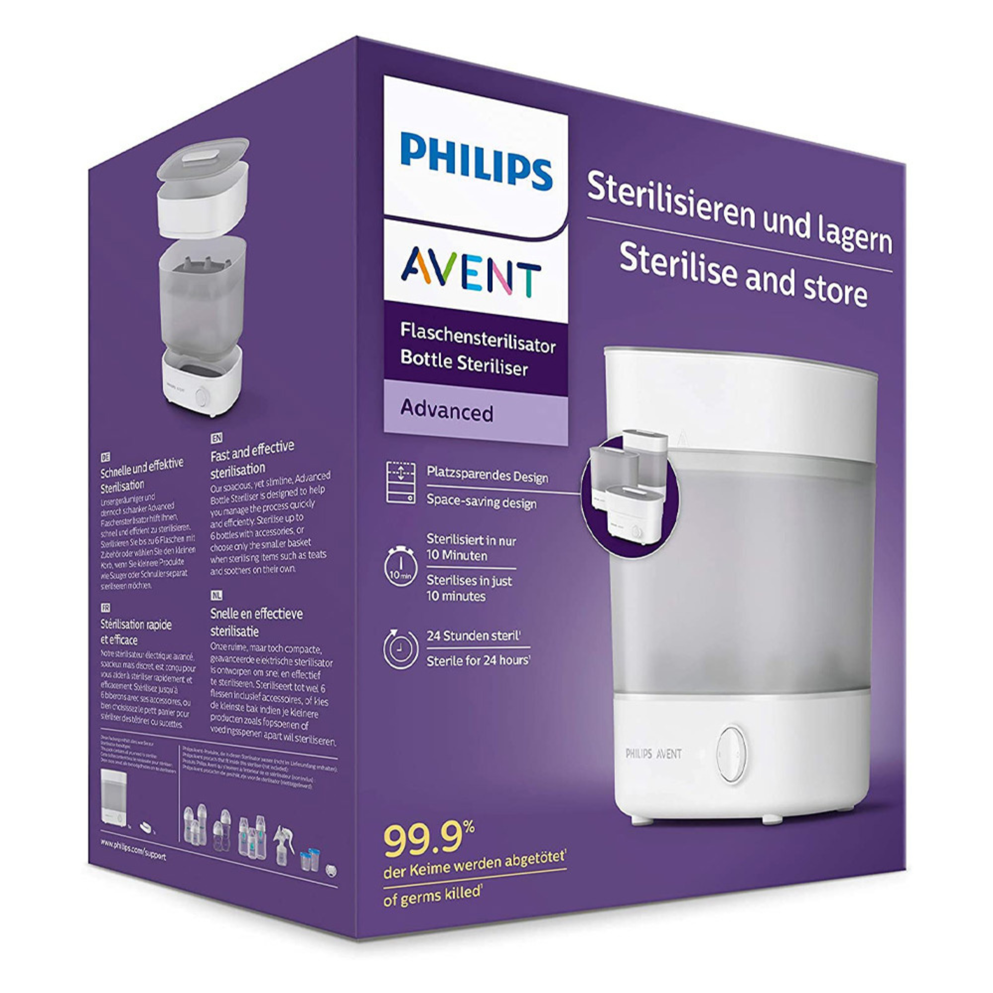 Esterilizador De Mamaderas Philips Avent Scf291