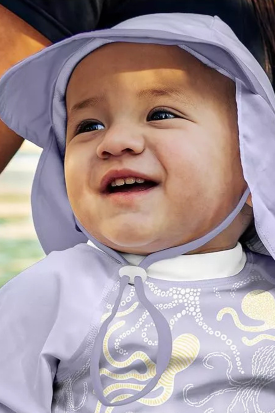 Gorro ecológico con solapa UPF 50+ para bebés Green Sprouts