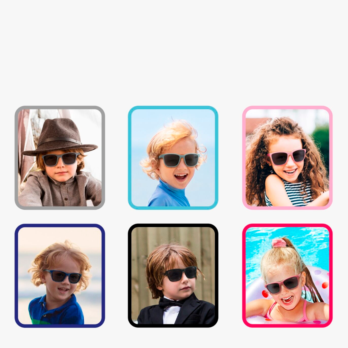 LENTES DE SOL INFANTILES THE BOHO LARGE 6 A 10 AÑOS MENTA - MAUSITO