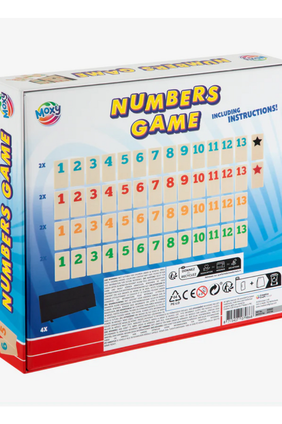 JUEGO DE NÚMEROS MOXY
