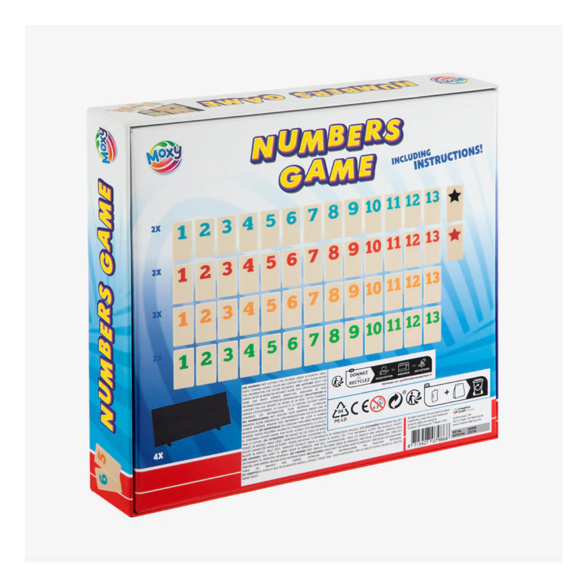JUEGO DE NÚMEROS MOXY