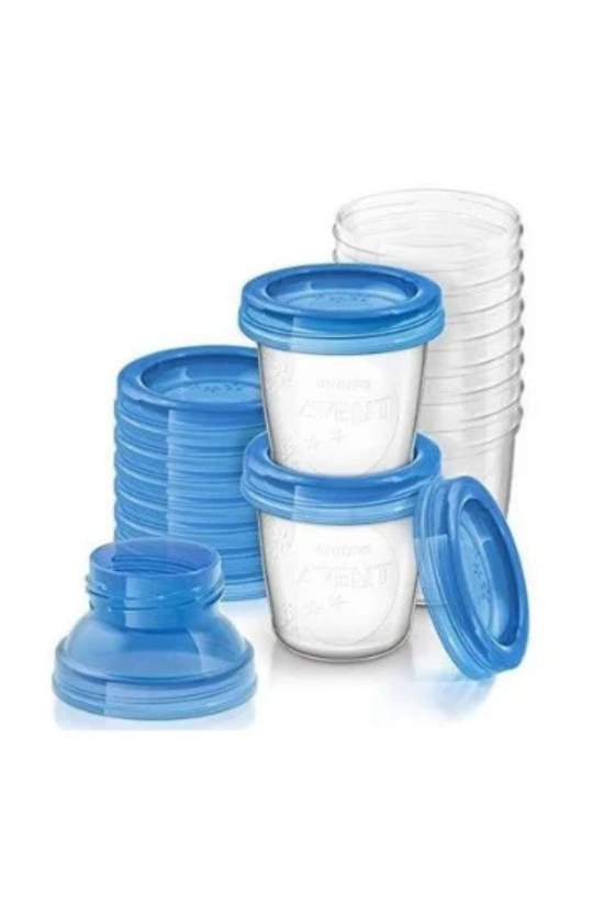Pack Vasos Reutilizables Para Leche Philips Avent 180 Ml