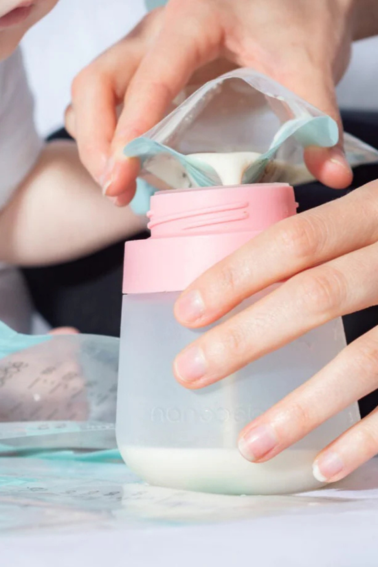 Bolsas para Almacenamiento de Leche Materna Nanobébé 150ml 50 Unidades