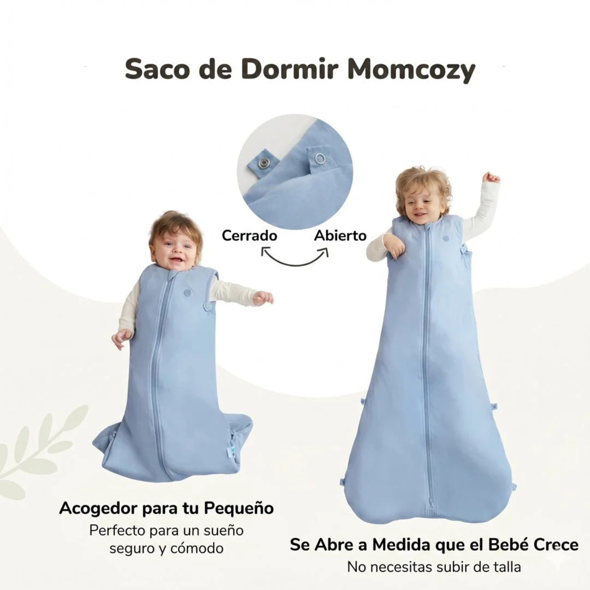 Saco de Dormir TOG Momcozy Azul Talla M